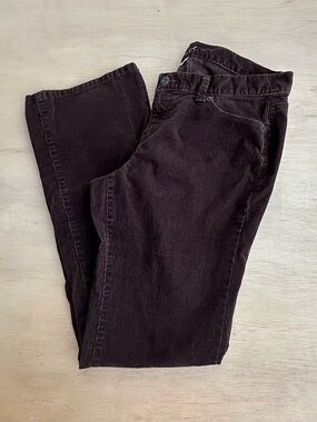 Ann Taylor LOFT Modern Boot Corduroy Pants in Brown